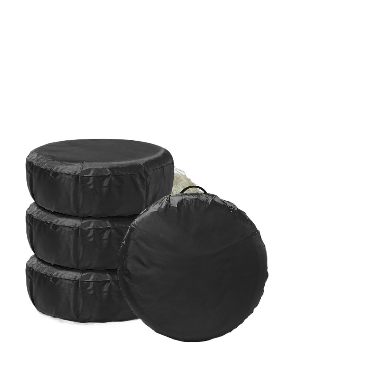 Auto-Ersatzreifenabdeckungen, 4 Stück, Ersatzreifenabdeckung, Radtasche, Ersatzrad, Reifen, Wetterschutz, Aufbewahrungsabdeckungen, Rad, Fahrzeugreifen, wasserdicht, (L)