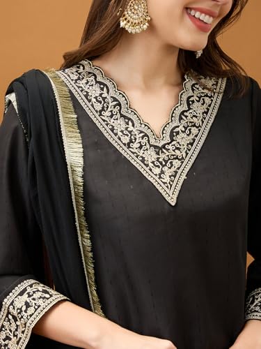 Image of Globus Women Kurta Set (3641655001 Maroon S)