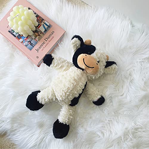 Qnnimal Cow Plush Toy Cow Stuffed Animal Doll Kawaii Cattle Plush Toys Stuffed Soft Pillow #TOP3
