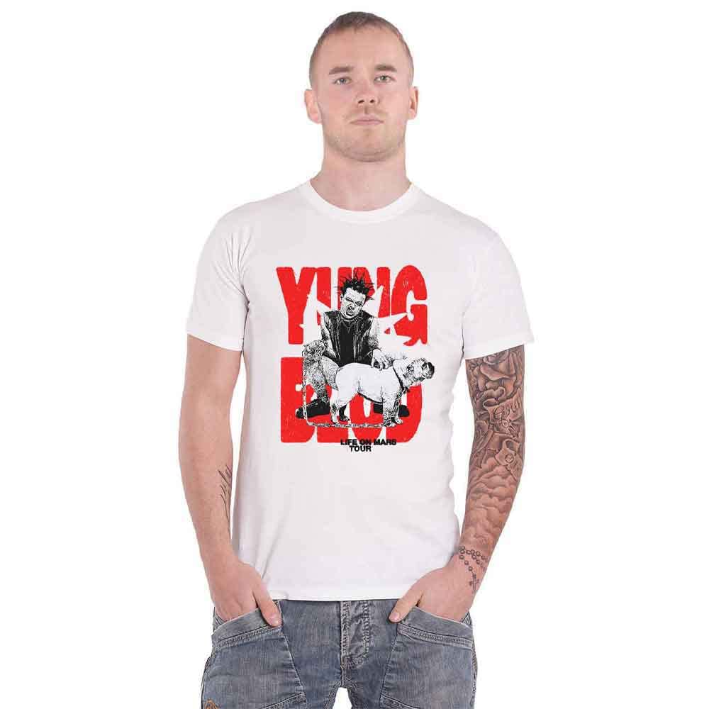 Yungblud T Shirt Life on Mars Tour Official Mens White L