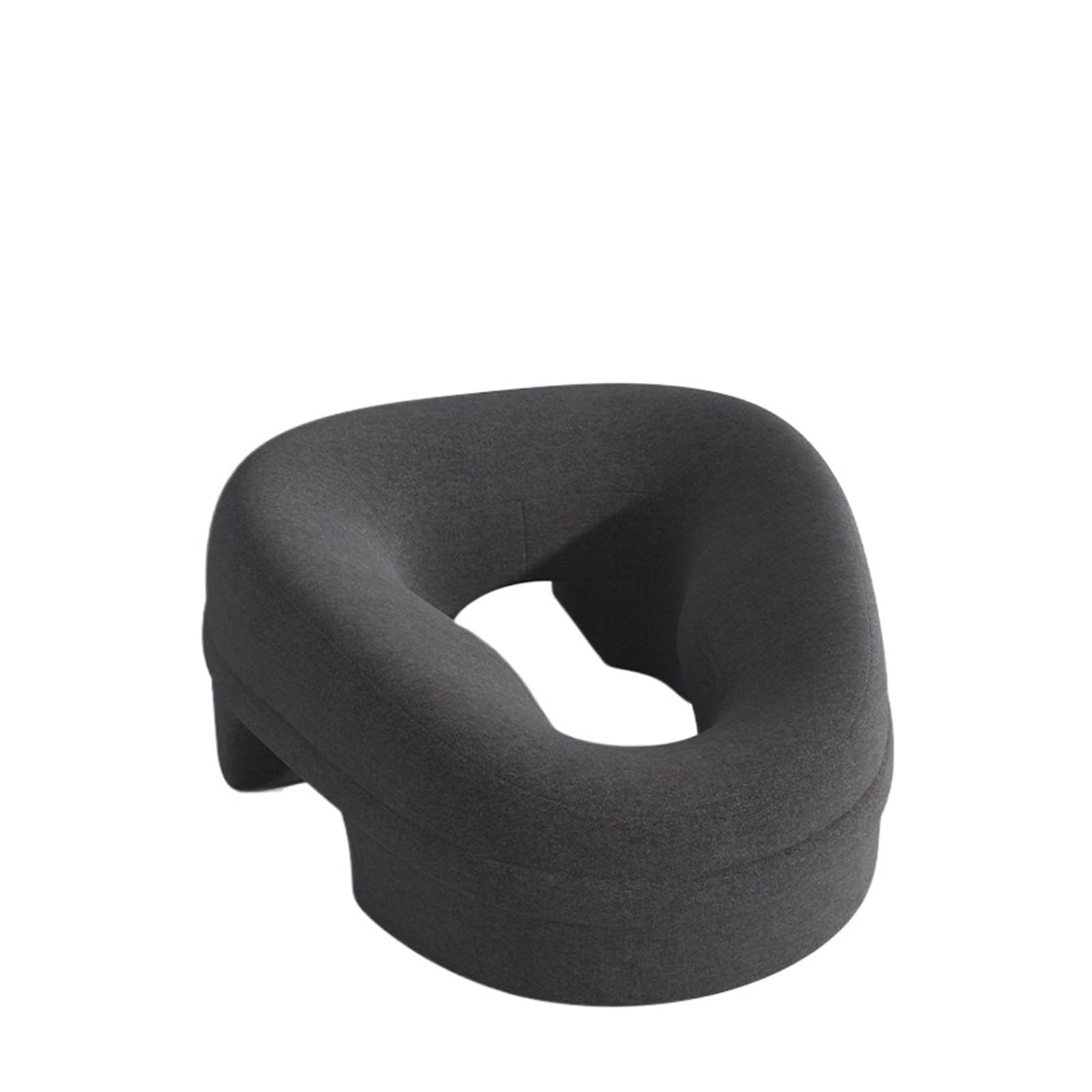 Oreiller ergonomique en mousse mémoire de forme respirant gris foncé pour bien dormir