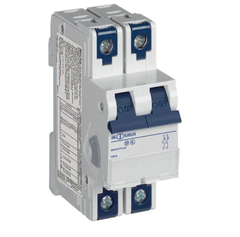 2B16UM, Circuit Breaker; Thermal Magnetic; Handle; 16A; 2 P; B Trip; V-EA Series