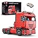 Produktbild Mould King 19005 Technik LKW Mobile Pneumatische Bausteine, 4825 Teile Mobile Abschlepplokomotive Bausteine mit Motoren, 2.4 G Fernbedienung und App Dual Control