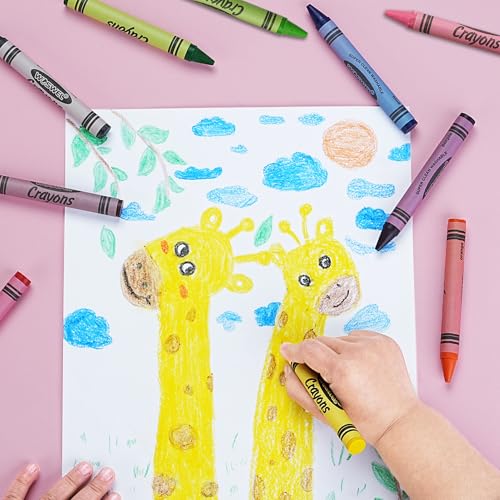 WOSWEL Super Washable Jumbo Crayons Bulk, 12 Pack with 10 Bright Colors, Non-Toxic Easy-Grip for Toddlers 1-3 & Kids Ages 4-8, Safe Art Supplies for Coloring Books & School Projects - Image 5