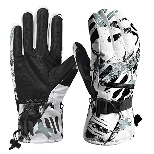 Suneed Ski Gloves Waterproof Winter Gloves Touchscreen Snow Gloves 3M Thinsulate Warm Gloves