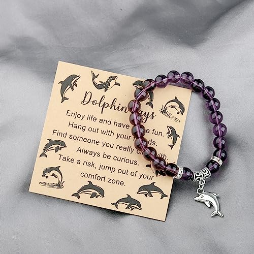 FAADBUK Dolphin Gift Inspirational Gift for Dolphin Lover Dolphin Bracelet Animal Lover Gift Ocean Lover Gift4