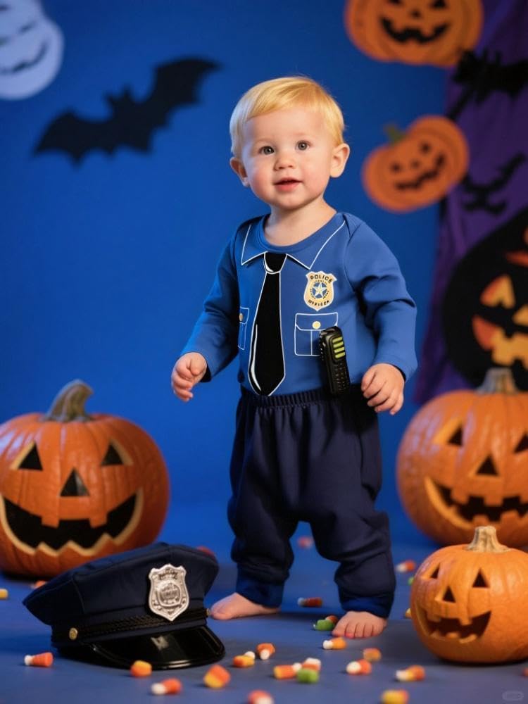 COSLAND Baby Boys' 3pc Cotton Costume, Infant Cotton Clothing Set, Newborn-12 Months - Image 2