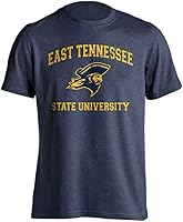 Vista 4 de Sport Your Gear NCAA Camiseta de manga corta retro con licencia oficial de aspecto desgastado para el día del juego, camiseta de espíritu deportivo