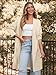 LILLUSORY Women's Oversized Dressy Cardigans 2024 Long Knit Coatigans Lightweight Winter Coat Fall Sweater Jacket Beige