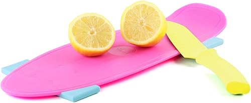 DOIY Tabla de cortar monopatín (rosa)