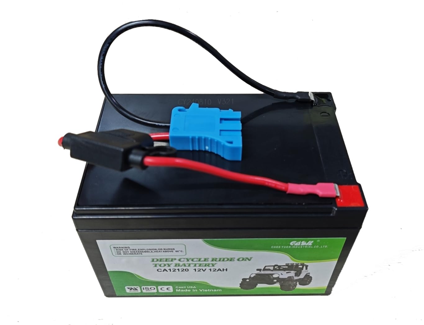 Peg Perego 12 Volt Battery 12V Battery for Ride On Toys, Compatible with, Taurus Utility Truck Polaris Slingshot Polaris RZR 900 John Deere Gator XUV Gaucho Rock'in Children Ride On Car