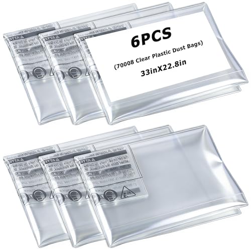 70008 �N���A�v���X�`�b�N�W����o�b�O 14�C���` x 32�C���` Delta�AGrizzly�AHarbor Freight�AShop Fox�AWEN�ɑΉ� (6�p�b�N)