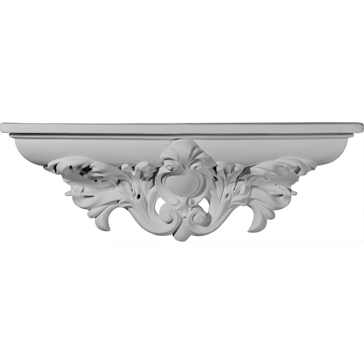 Ekena Millwork SH20X06X04HI Hillsborough Decorative Shelf, 20"W x 4"D x 6 3/4"H