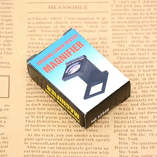 Loupe microscope pliable 8X 22mm pour mesurer les détails sans flou
