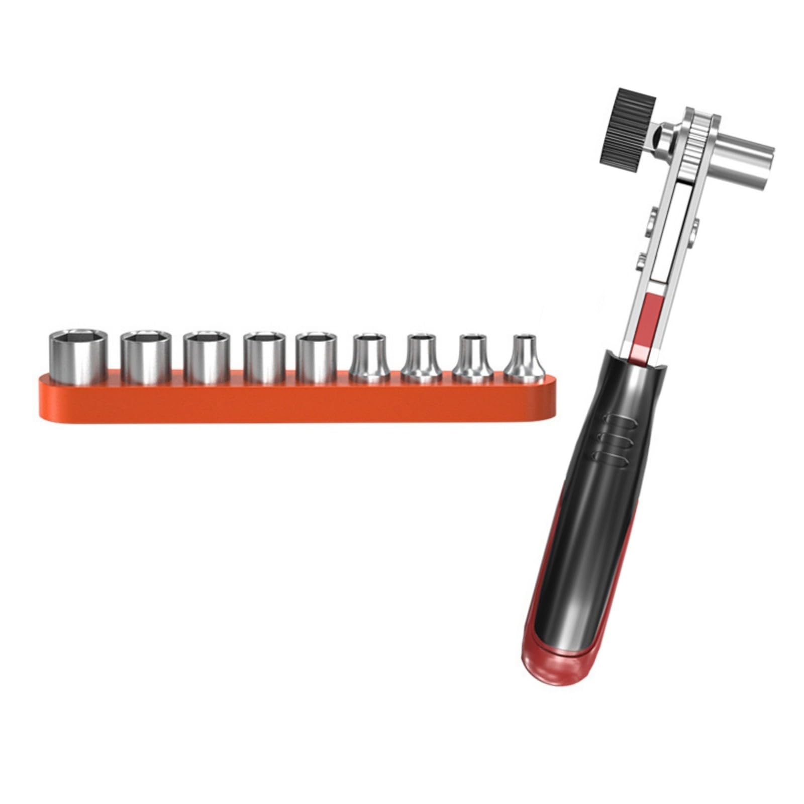 Direction Ratcheting Wrench Set, Alloy Steel, Lightweight for Tight Space Projects Socket Spanner Tool