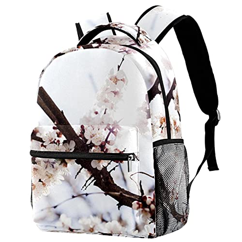 Sac à dos décontracté feuilles de roses pour protéger votre ordinateur avec style