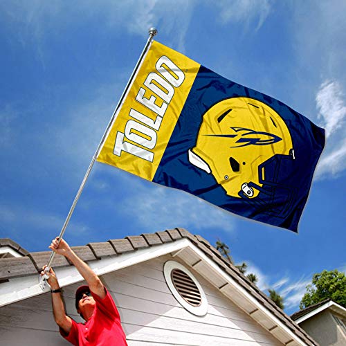 Toledo Rockets Football Helmet Flag