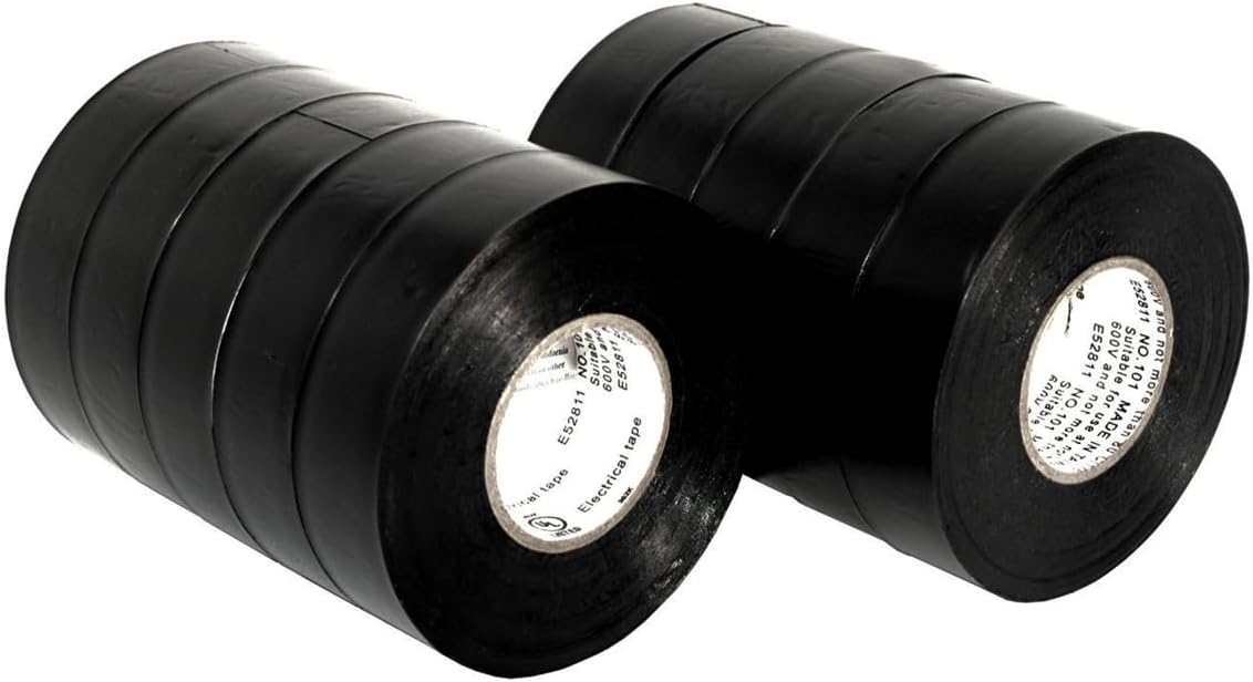 K Tool International Tape Electrical Black 10/Sleeve