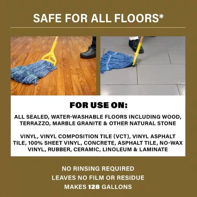 Miniatura 5 de ECOLAB Limpiador de suelos neutro sin enjuague (1 galón) (4)