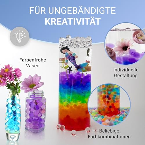 Wasserperlen Comforder für Pflanzen, buntes Set mit ca. 10.000 Perlen