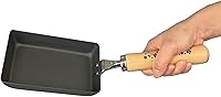 Vista 5 de KAKUSEE Tamagoyaki - Molde para tortilla japonesa enrollada, bandeja para huevos de hierro, lista para inducción, fabricada en Tsubame, Japón