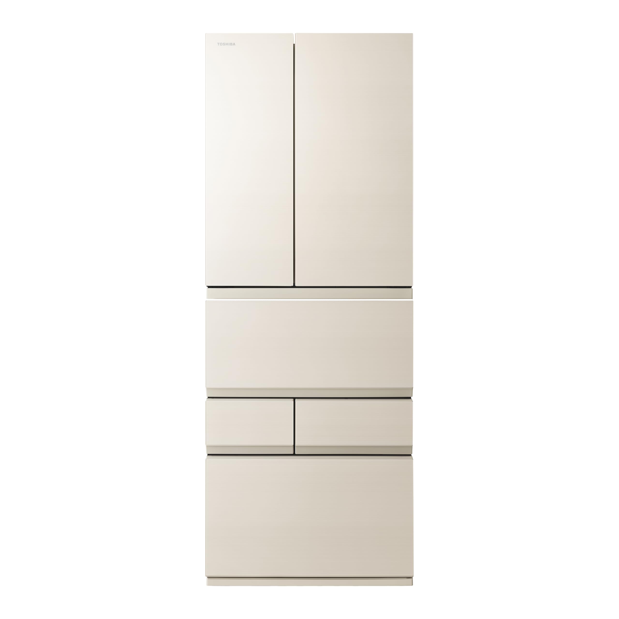TOSHIBA(東芝) 冷蔵庫 幅68.5㎝ 551L フレンチドア GR-Y550FZ(UC) グレインアイボリー | もっと潤う摘みたて野菜室 ミストチャージユニット 氷結晶チルド タッチオープンドア スマホ連携 自動製氷 マジック大容、Amazonで169,800円・25.5%OFF