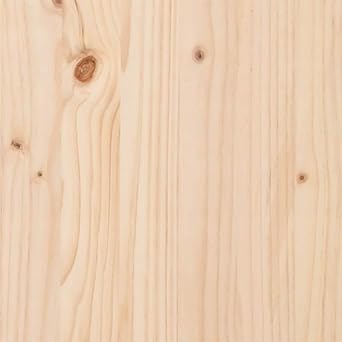 Natural Solid Pine Wood Rectangular Replacement Table Top, Unfinished Sturdy Easy-Install for Dining Table, Desk & Custom Furniture (50 x 50 x 1,7 cm)