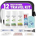 Trektote Travel Toiletry Kit For Women – 12 Piece Set Of Travel Size Toiletries, TSA Compliant, Travel Essentials, Includes Shampoo And Conditioner, Body Wash, Toiletry Bag & More - Image 2