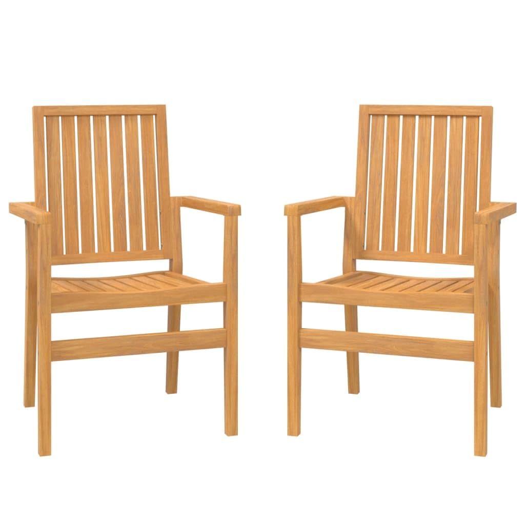 Chaises de Jardin en Teck Massif : Ne Manquez Plus de Place Grâce au Format Empilable