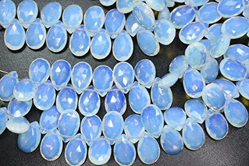 Perles briolettes quartz opalite LKBEADS façonnées pour bijoux d'exception
