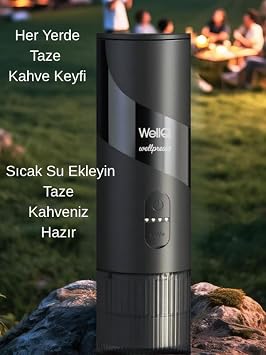 Wellpresso Taşınabilir Şarjlı Espresso Kahve Makinesi