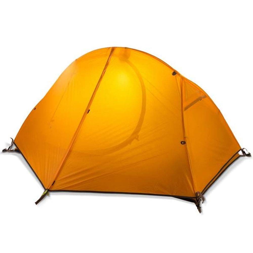 Campingzelt Familienzelt Outdoor Reitplatz Camping Picknick am Strand Zelt Double Layer Geschwindigkeit öffnet beweglich faltbares Zelt wasserdicht & Schirmdach Outdoor Zelt, Nylongewebe, Orange, 20 Sport & Freizeit