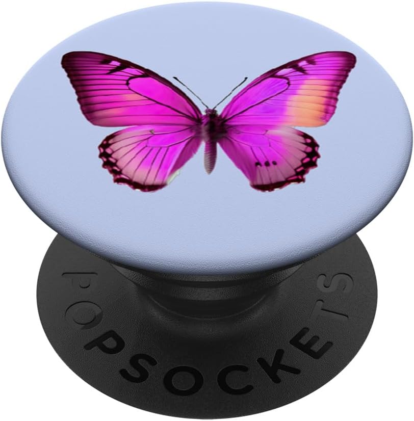 PopSockets Butterfly Phone Grip - Magenta Flutterfly PopSockets Adhesive PopGrip