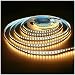 Tesfish 12V LED Streifen Licht, Warmweiß 3000K 5M LED Strip Lichtband 10000LM Super Hell SMD 5050 IP20 Gesamt 600 LEDs Band Lichtleiste für Schlafzimmer, Küche, Werbung Dekoration
