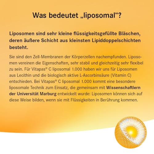 Liposomales Vitamin C Pascoe Vitapas C 1000 mg – 90 Kapseln