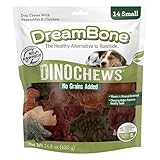 DreamBone Small DinoChews 14 Count, Rawhide-Free Dinosaur-Shape
Treats For Dogs