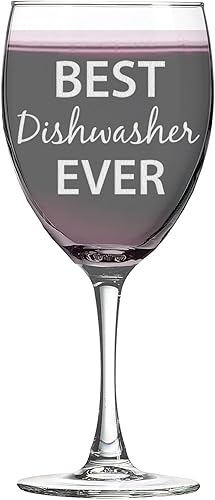Miniatura 38 de Best Meme Ever - Vaso de vino con tallo de 10.5 onzas grabadas con láser, transparentes, sin plomo, grabadas a mano, para regalo, cristalería