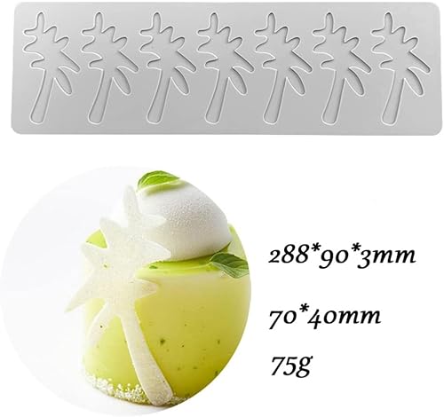 Miniatura 4 de Molde de encaje de hojas huecas 3D para fondant, molde de flores y caramelos, chocolate, azúcar, decoración de tartas, parte superior de cupcakes (C