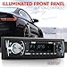 Pyle Marine Bluetooth Stereo Radio - 12v Single DIN Style Boat In dash Radio Receiver System with Built-in Mic, Digital LCD, RCA, MP3, USB, SD, AM FM Radio - Remote Control - PLMRB29B (Black)