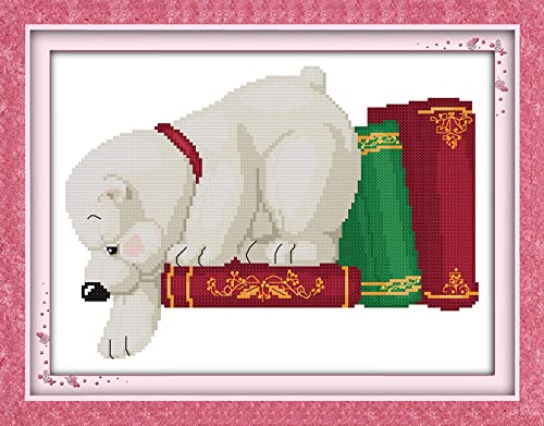 Kit de broderie au point de croix idée cadeau créative enfant et adulte