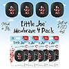 Little Joe Membrane Car Air Freshener, 60-Day Long-Lasting Fragrance, Extra Strong Scented Vent Clip for Car Interior Home & Office - 4 Pack Cherry Scent (Red) #1