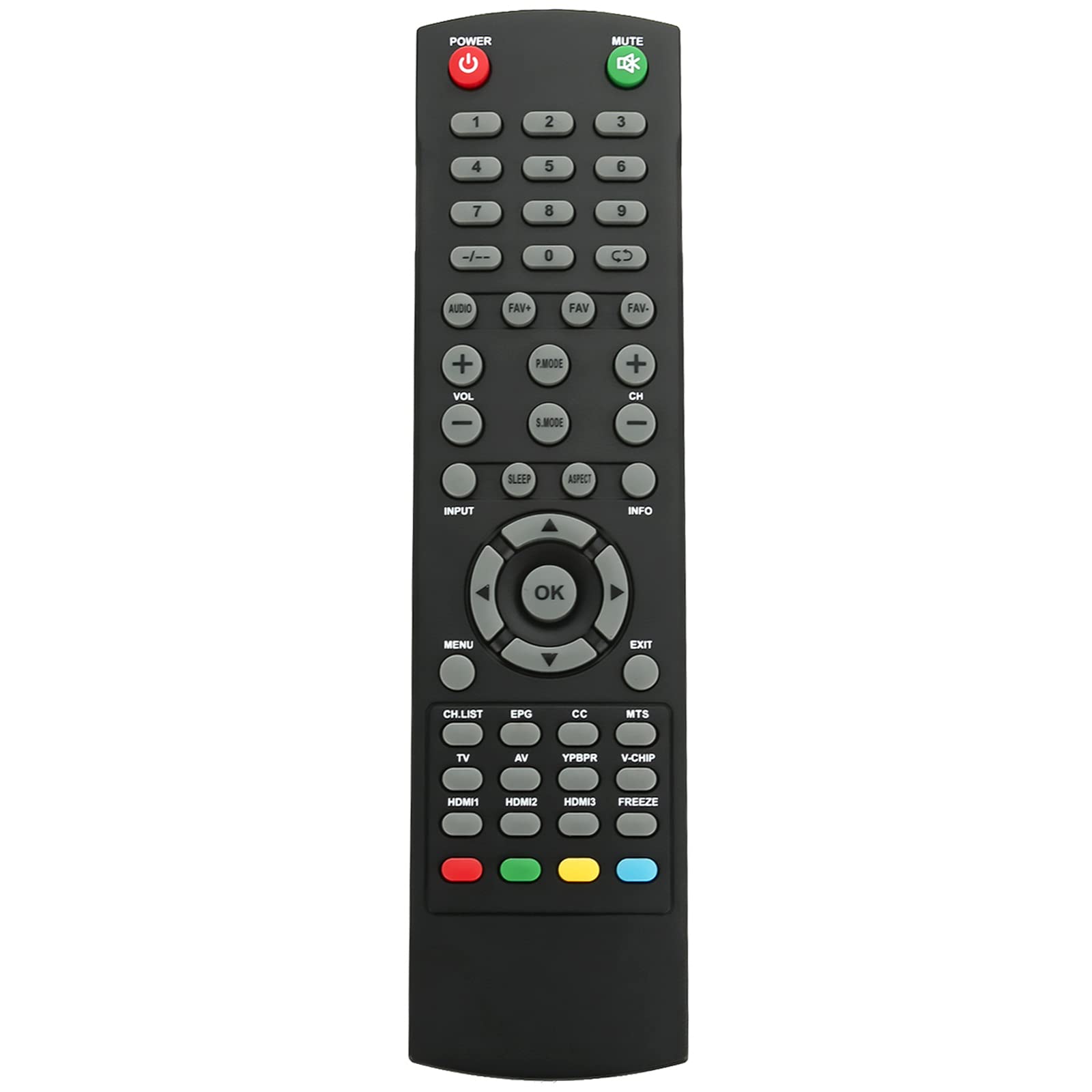 Télécommande de rechange PERFASCIN pour remplacer RCA RCRLDED002 en panne - 5