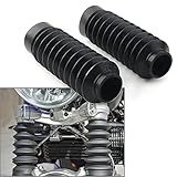 Motorcycle 35mm Fork Covers Front Rubber Gaiters Gators Shock Boots Compatible with BMW R Nine T...