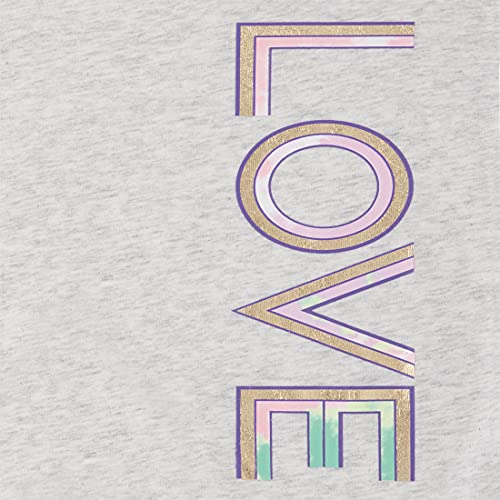 The Children's Place Girls' Active Short Sleeve Graphic Tie Front High Low Top2