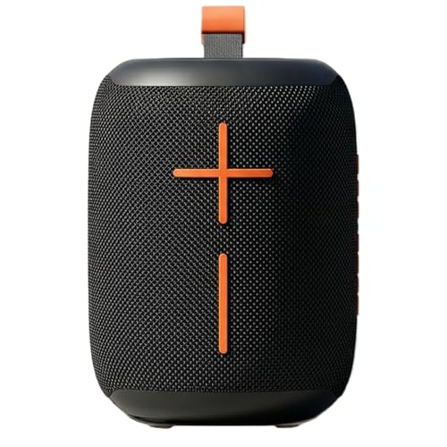 Musibaby Bluetooth Speaker, M73 Portable Wireless Speaker – Waterproof 20W Loud Speaker with Carry Handle and Simple Button Control for Outdoor and Indoor Music(blk)