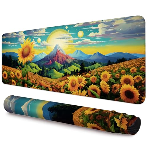 Mouse Pad Gaming -Large Desk Mat for Keyboard and Mouse with Non‑Slip...