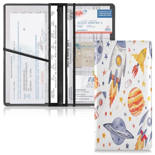 Organizador de Documentos para Auto Cuero miniatura 2