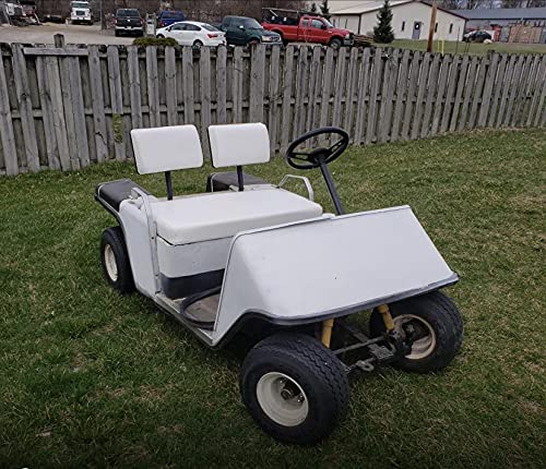 Vista 5 de E-Z-GO Marathon "STAPLE ON" Golf Cart Seat Cover With Matching Rear Facing Seat Cover (Sold Color)