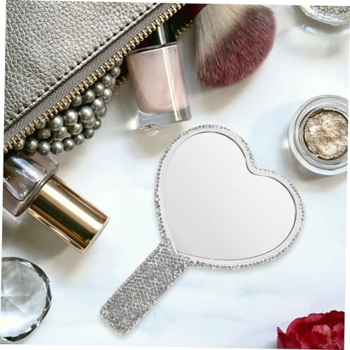 Miroir compact en forme de cœur Healeved pour application maquillage nomade