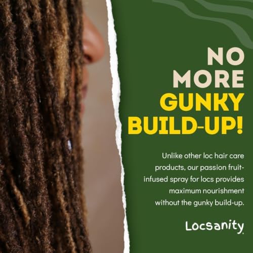 Locsanity Daily Moisturizing Spray for Dull, Dry Locs – Passion Fruit Hair and Scalp Moisturizer for Dreadlocks, Sisterlocks, Microlocks, Braids to Control Oil and Frizz (8 fl oz) - View 6